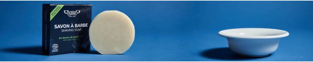 Plisson shaving cream and soap